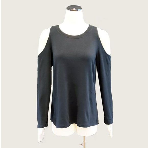 ** Leo Rosi Cold Shoulder Top - Picture 1 of 6